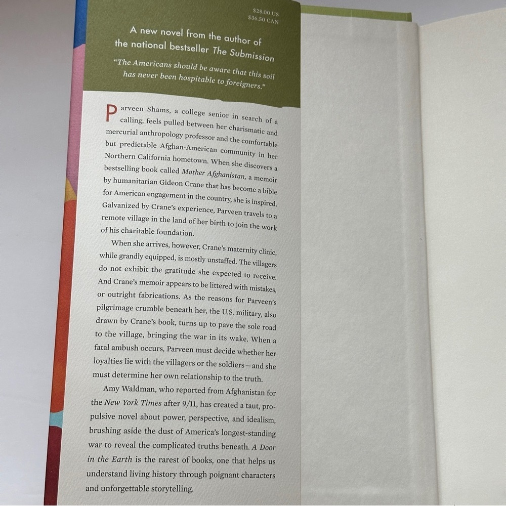A Door In The Earth: A Novel by Amy Waldman | Literary fiction | Hardcover Book - Picture 6 of 8